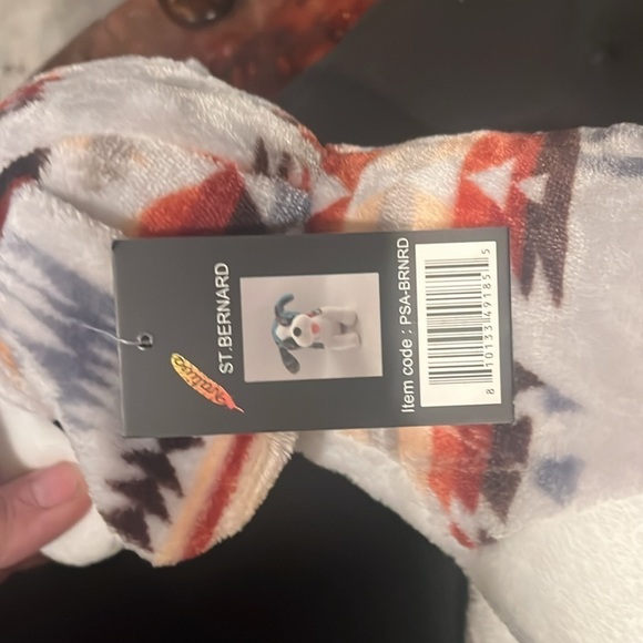 16 inch St Bernard puppy plushy in gray by Nativo NWT - Picture 7 of 7